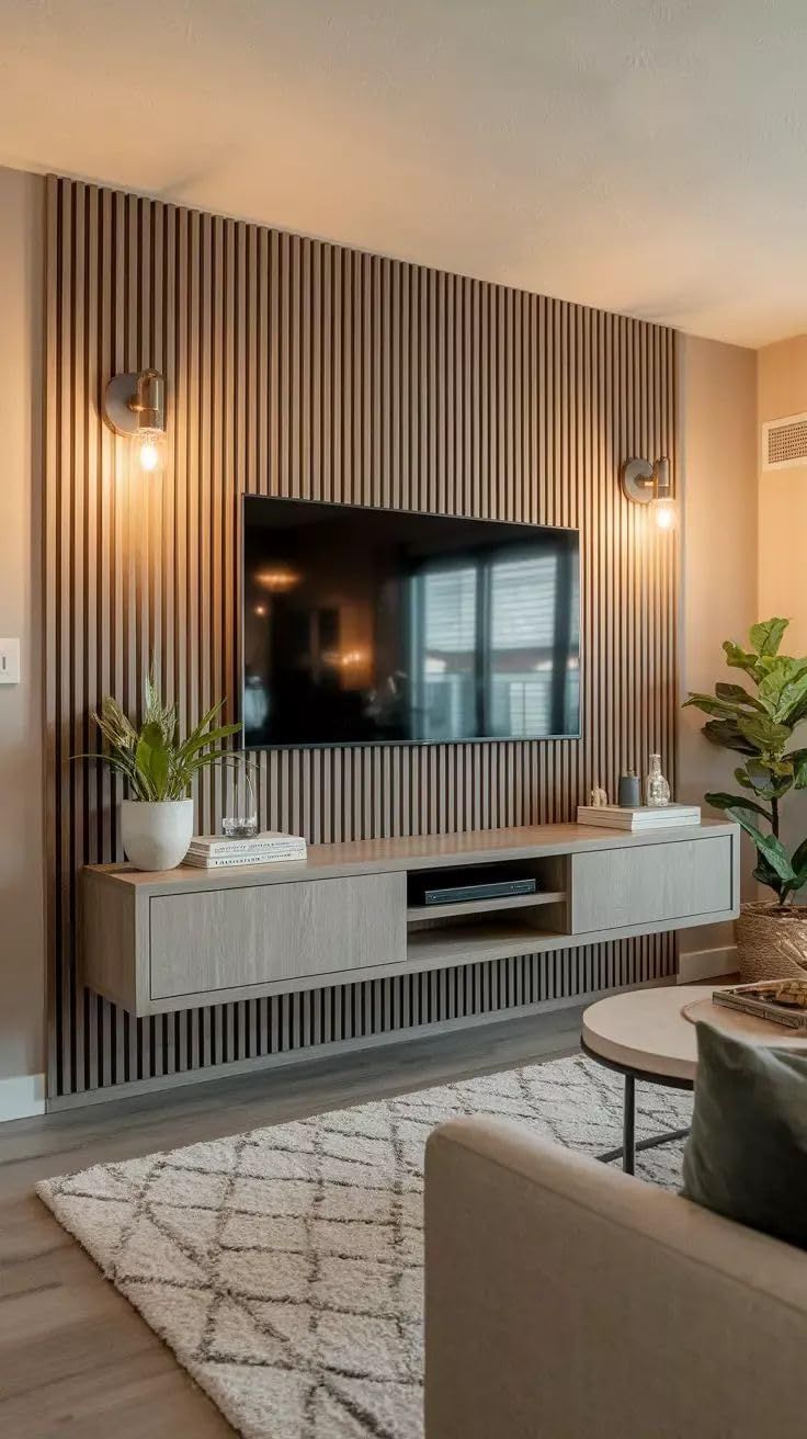 Fluted Panels – Modern textured panels for feature walls & TV units
